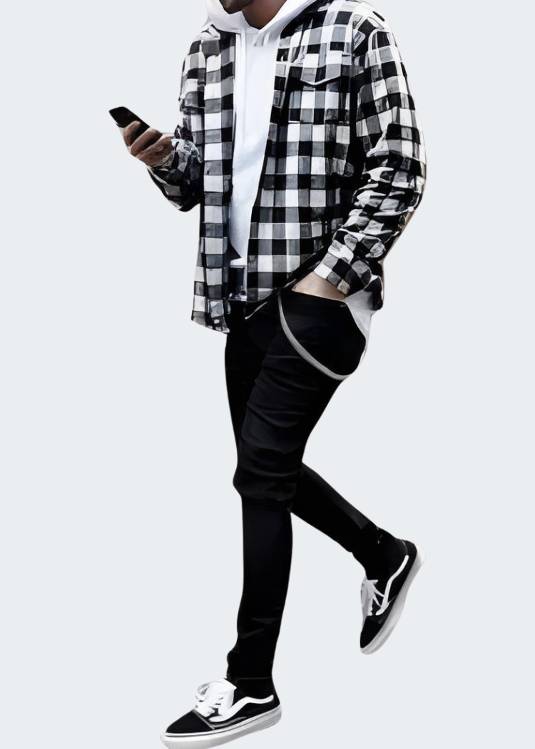 Flannel Hoodie